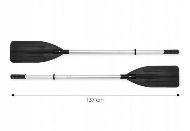 Zložljiva vesla, 137 cm, 2 kosa