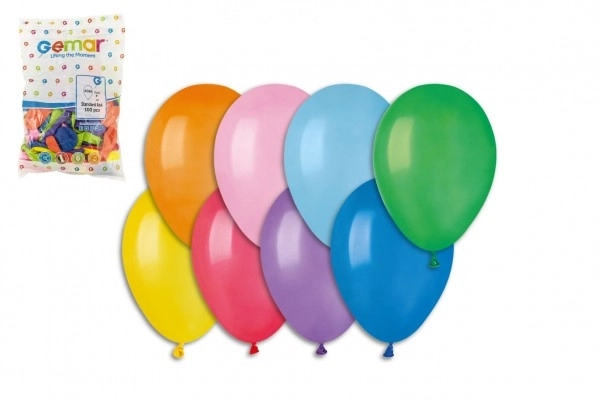 Napihljive balončki barvni mix 21 cm - 100 kosov