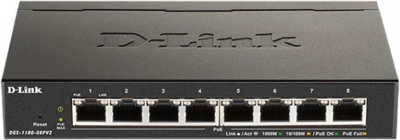 Pametno stikalo DGS-1100-08P 8xGE PoE