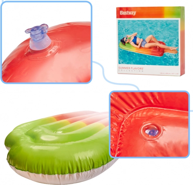 BESTWAY napihljiva blazina v obliki lučke 185 × 89 cm, nosilnost 90 kg