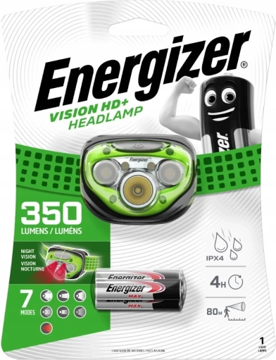 Naglavna svetilka Headlight PRO 7 LED na 3× AAA