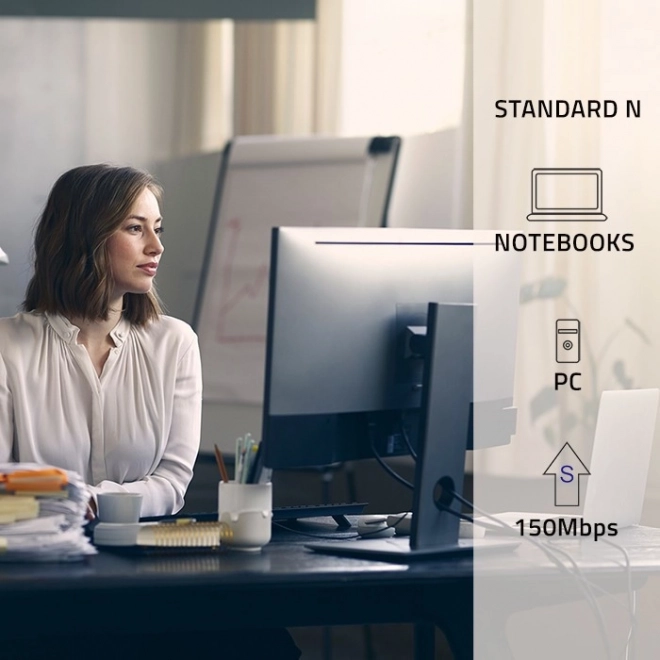 Brezžični mini adapter za Wi-Fi in Bluetooth 4.0 USB
