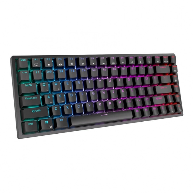 Brezžična mehanska tipkovnica Royal Kludge RK84 z RGB osvetlitvijo in rdečimi stikali