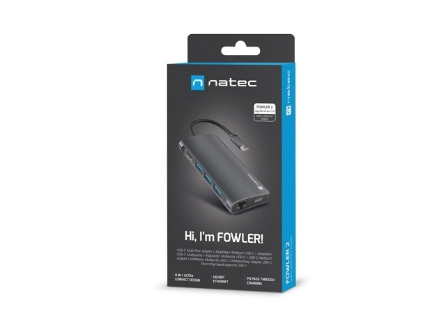 Multiportni USB-C adapter Natec Fowler 2 V2