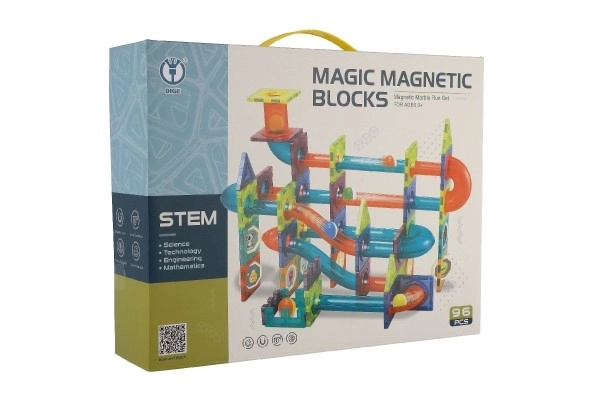 Magnetna kroglična gradbena igra - 96 delov