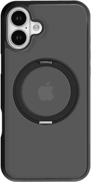Zaščitni ovitek TORRAS Ostand Pro za iPhone 16 – črn