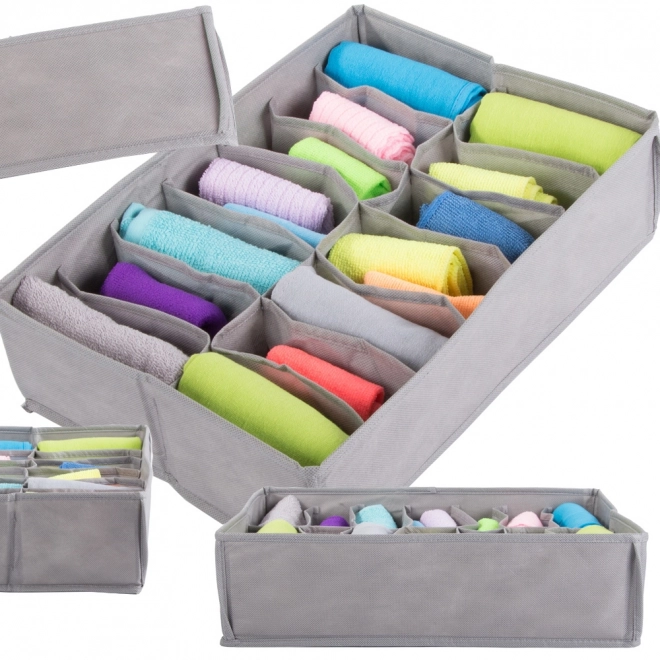 Tekstilni organizator za perilo s 14 predelki