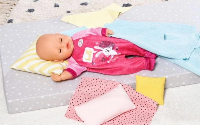 BABY born Žametni pajac rožnat, 43 cm