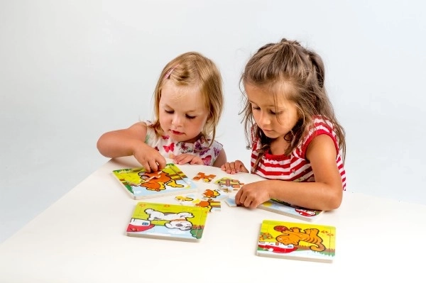 Mini sestavljanka Moje prve živalce - 9 koščkov