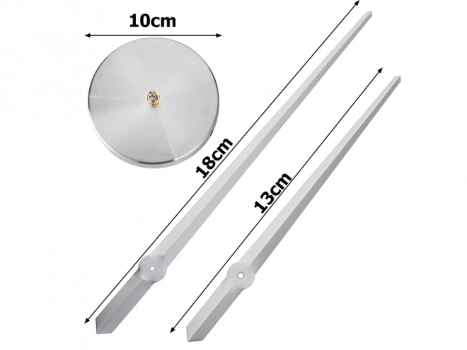 Stenske ure 3D nalepka XXL 130 cm tihe
