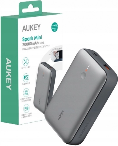 Aukey Spark Mini powerbanka 20000 mAh s hitrim polnjenjem 22,5 W