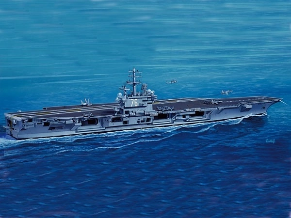 Plastični model letalonosilke USS Ronald Reagan