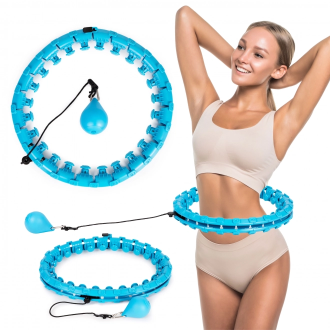 Obroč Hula Hoop z masažo za fitnes vadbo