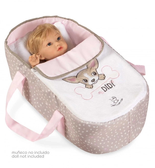DeCuevas 81643 Zložljiv voziček za punčke 3 v 1 s prenosno torbo DIDI 2021 - 75 cm