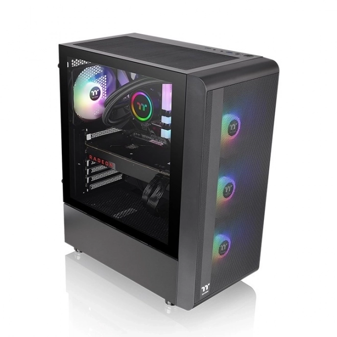 Računalniško ohišje S200 s kaljenim steklom in RGB osvetlitvijo