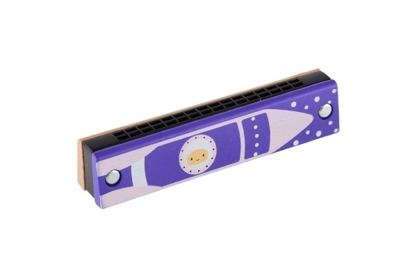 Lesena otroška harmonika 13 cm