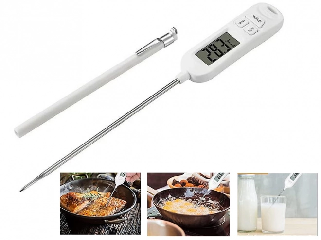 Digitalni kuhinjski termometer z LCD zaslonom