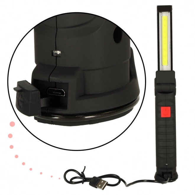 USB delovna LED svetilka z magnetom in akumulatorjem