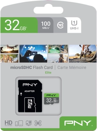 Pomnilniška kartica microSDHC 32 GB PNY Elite