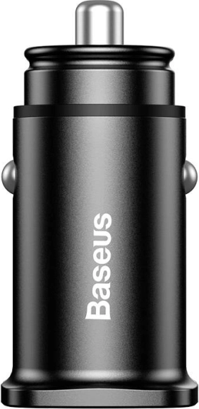 Baseus avtoadapter 2×USB 30 W s hitrim polnjenjem QC 3.0 (črn)