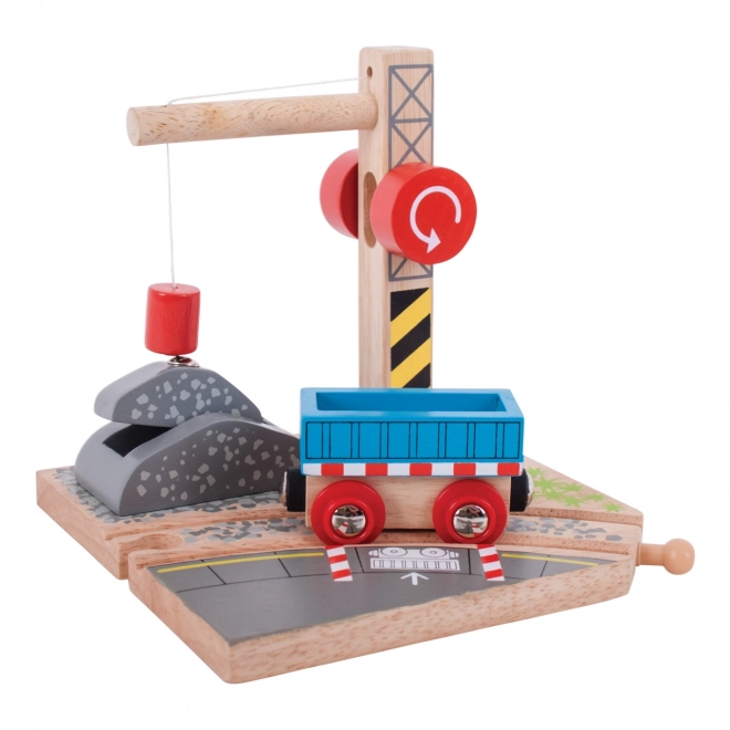 Bigjigs Rail Žerjav s prodnikom
