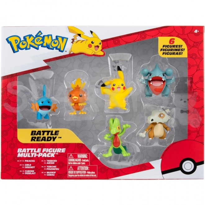 Pokemon set - 6 figuric