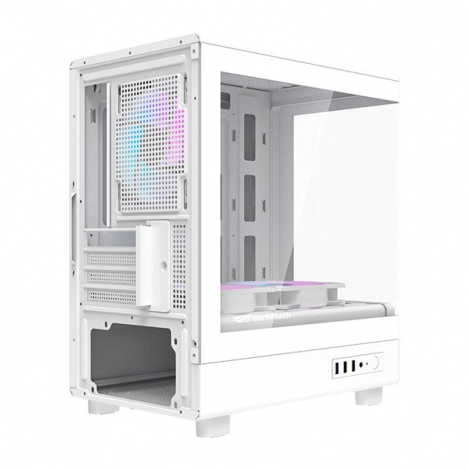 Računalniško ohišje Darkflash z aRGB ventilatorji belo