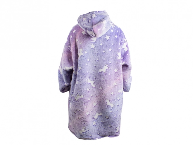 Topla oversize odeja s puhastim flisom