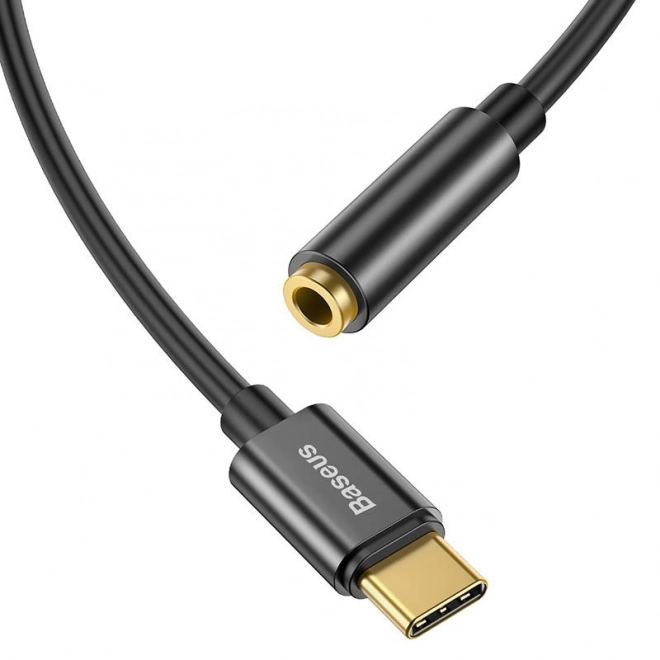 Zvočni adapter Baseus L54 USB-C mini jack 3,5 mm - črna