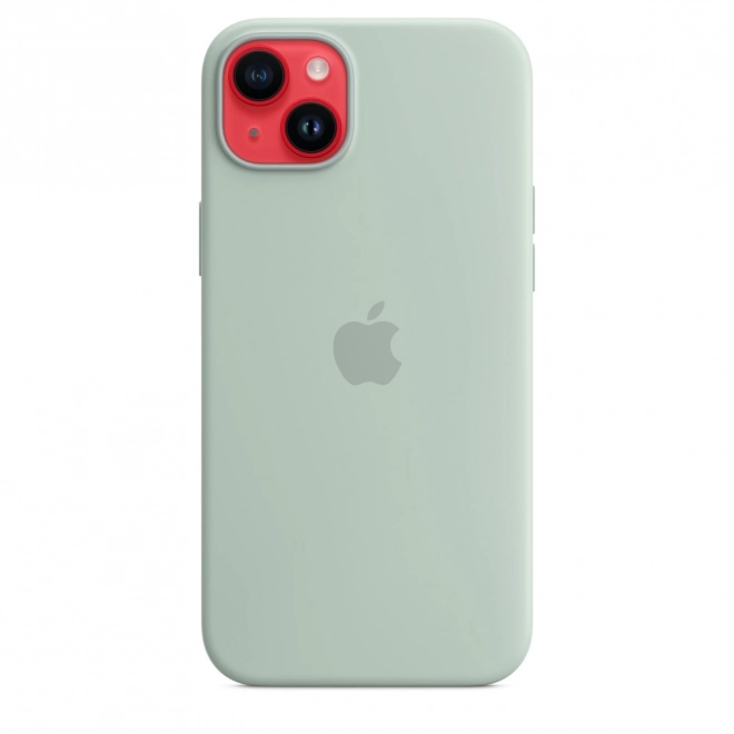 Silikonski ovitek s MagSafe za iPhone 14 Plus - agava