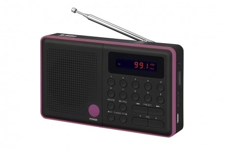 Radio Pliszka USB FM črna