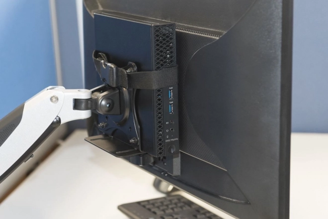 Nosilec za montažo MiniPC za monitorjem VESA 75x75, 100x100, max. obremenitev 5kg