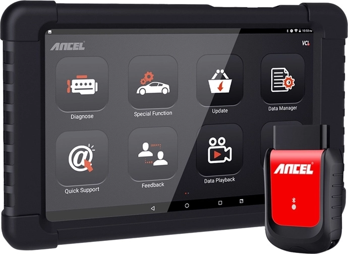 Velik 10,1" zaslon na dotik in odporno ohišje