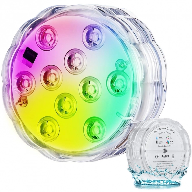 Podvodna LED svetloba z daljinskim upravljanjem RGB