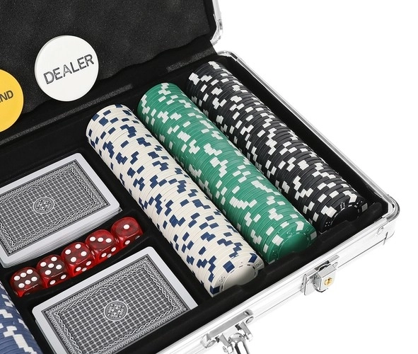 Poker - komplet 300 žetonov v HQ kovčku