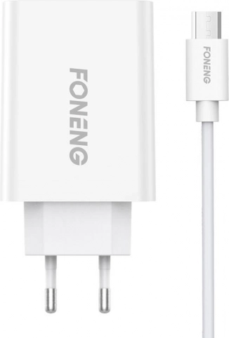 Hitri polnilec Foneng 10,5 W z 1× USB in kablom micro USB