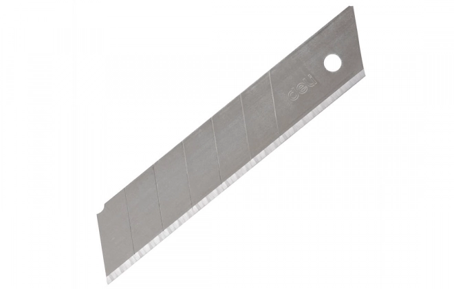 Nož 25 mm 10 ks nože glava Deli Tools EDL-DP05 (srebrna)