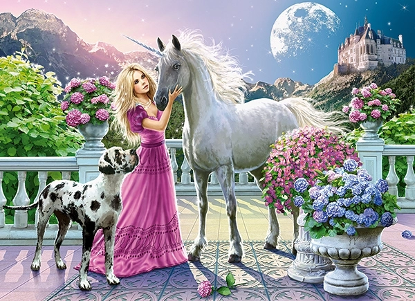 Sestavljanka 300 koščkov My Friend Unicorn znamke Castorland
