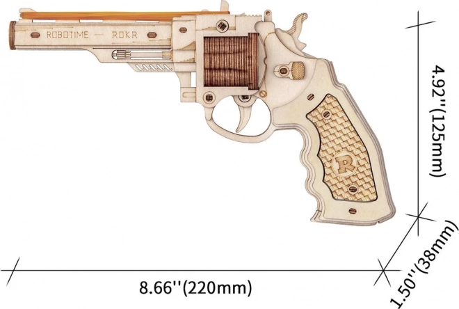 RoboTime 3D les puzzle za sestavljanje Revolver Corsac