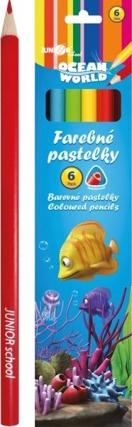 Barvice Ocean World trikotne 6 kosov