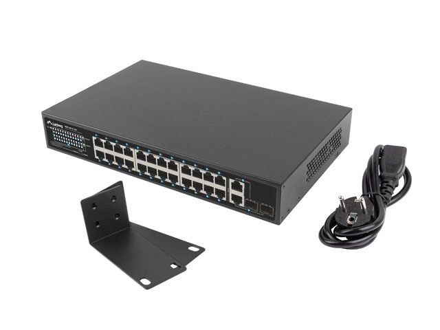 Stikalo 24X 100MB POE+ /2x COMBO 250W RSFE-24P-2C-250