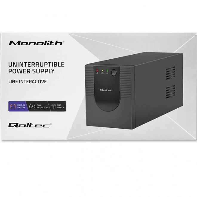 Naprava UPS Qoltec 1500VA 900W
