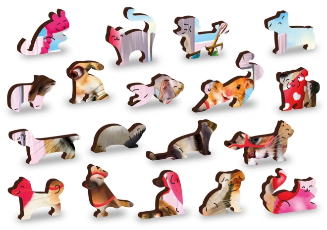 Leseni puzzle Čas za zabavo 600 kosov