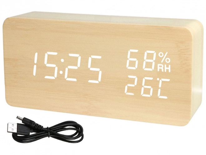 Sodobna elektronska budilka z USB