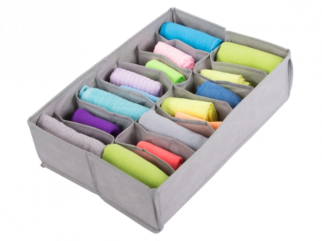 Tekstilni organizator za perilo s 14 predelki