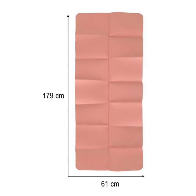 Zložljiva podloga za jogo 183x61x0,4 cm roza