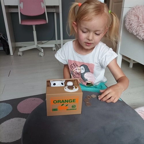 Tat tat - hranilnica na baterije - mačka