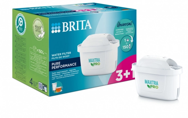 Maxtra PRO Pure Performance zamenljiva kartuša 3+1 kos.