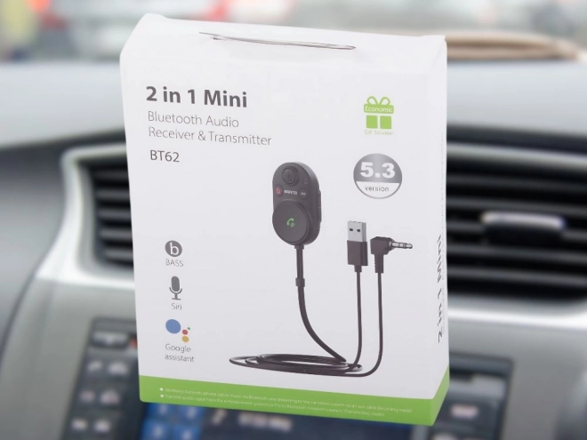 Bluetooth adapter za avto z ojačevalcem basov