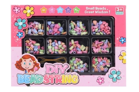 Plastični biseri v pastelnem odtenku
